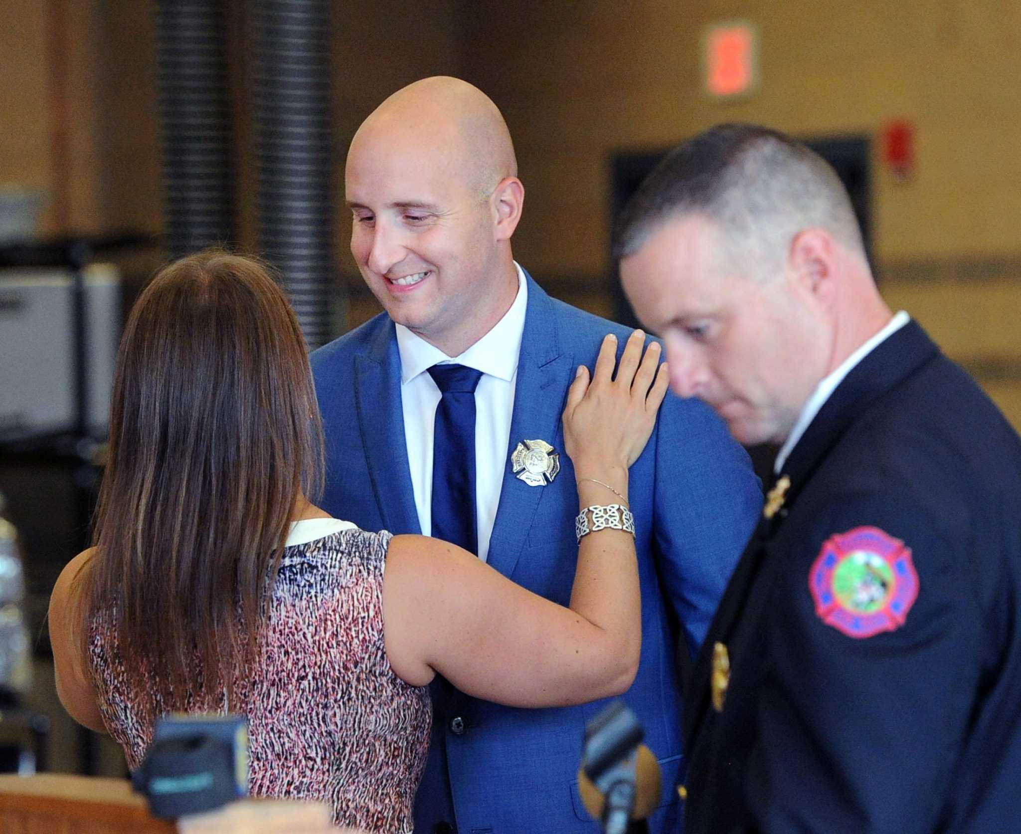 Greenwich Fire Department swears in 5 recruits