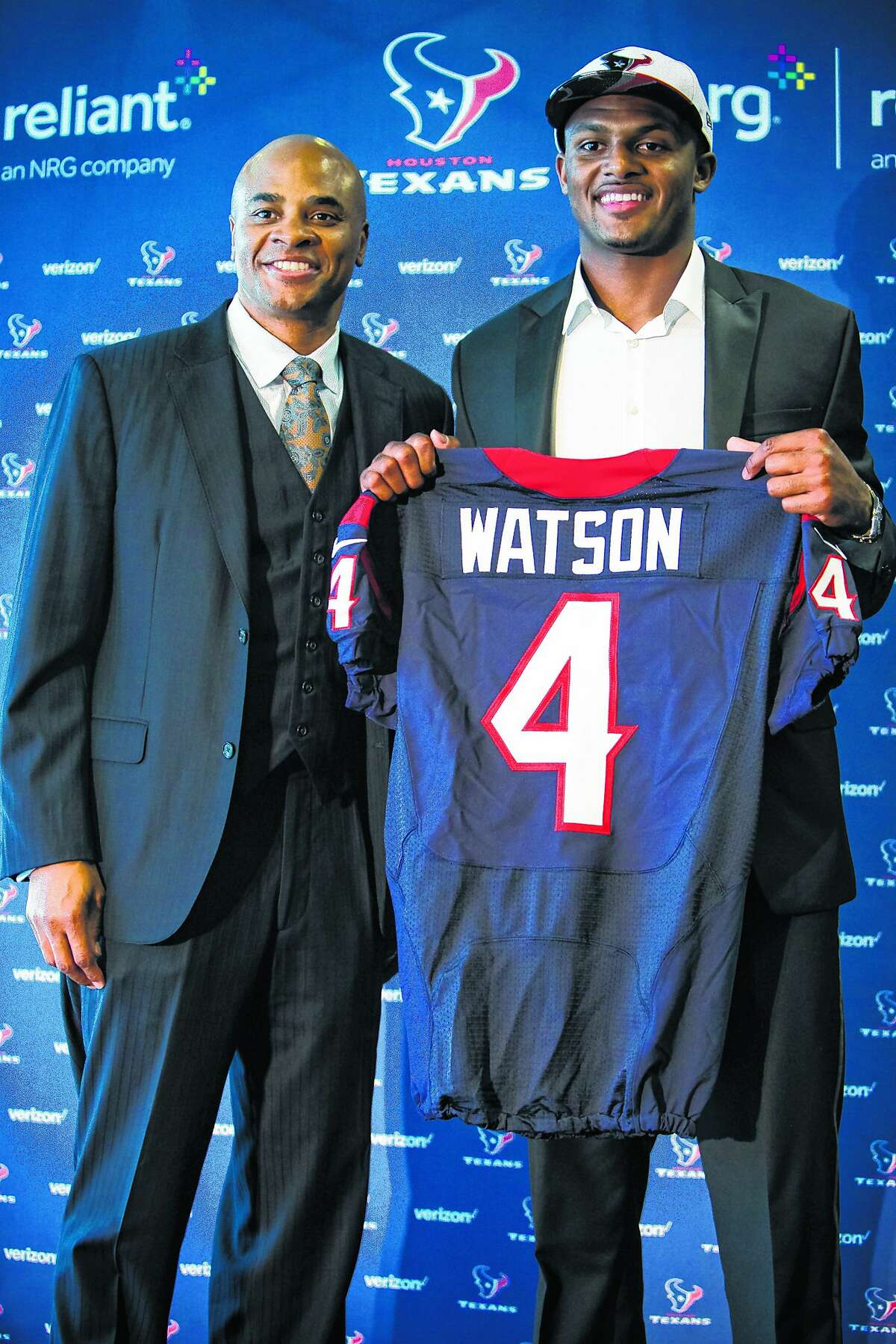 16. Over a decade later, a franchise quarterback arrives Up until this point, the Texans had spent its entire existence in search of a franchise quarterback. After almost two decades of hunting, general manager Rick Smith surrendered a significant haul to the Cleveland Browns in order to trade up and acquire Deshaun Watson in the first round. Injures aside, Watson has mostly dazzled in the role and become one of the faces of the franchise that is still in search of its first championship. 