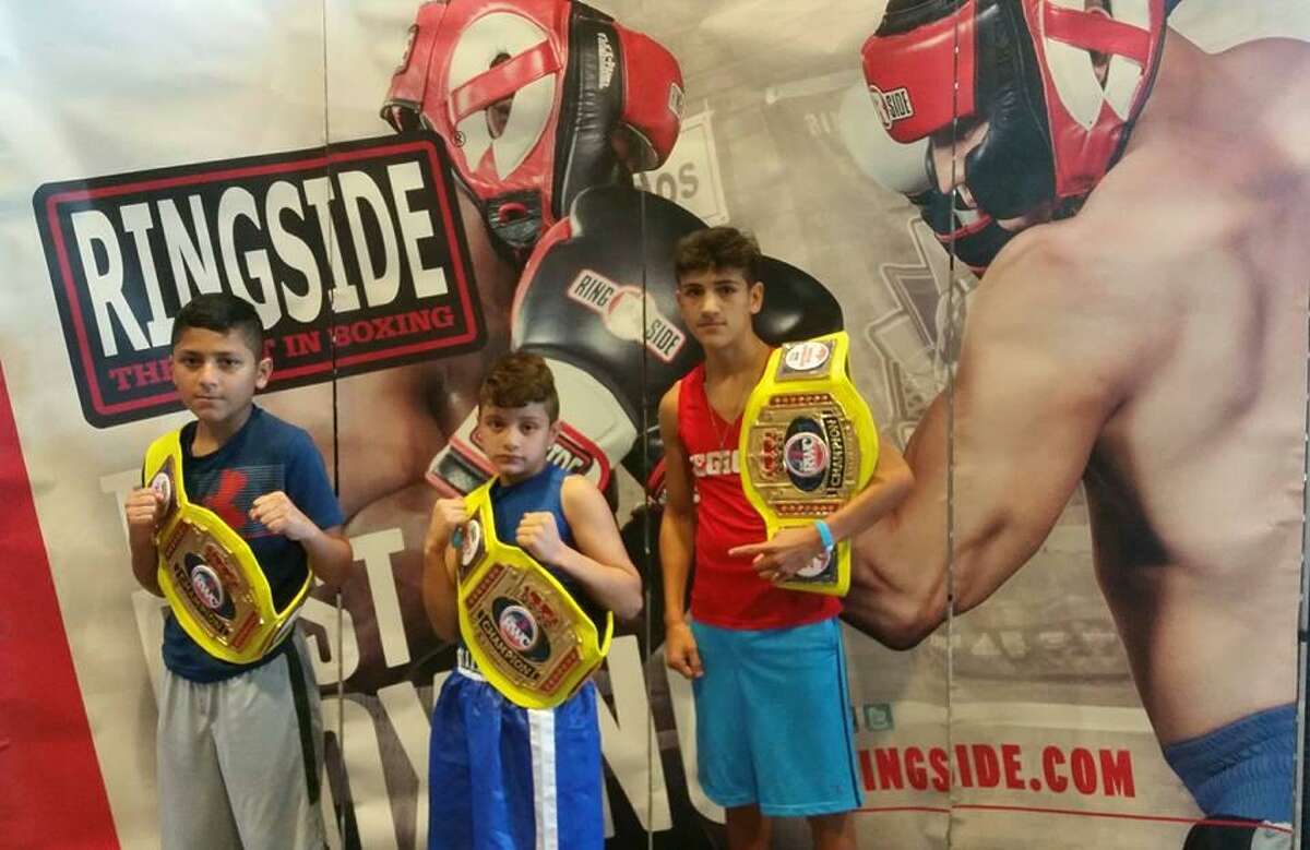 Baby Joey’s Boxing Club fighters Derek Espinoza, Jose Luis Martinez and Emilio Garcia all won titles Saturday at the Ringside World Championships.