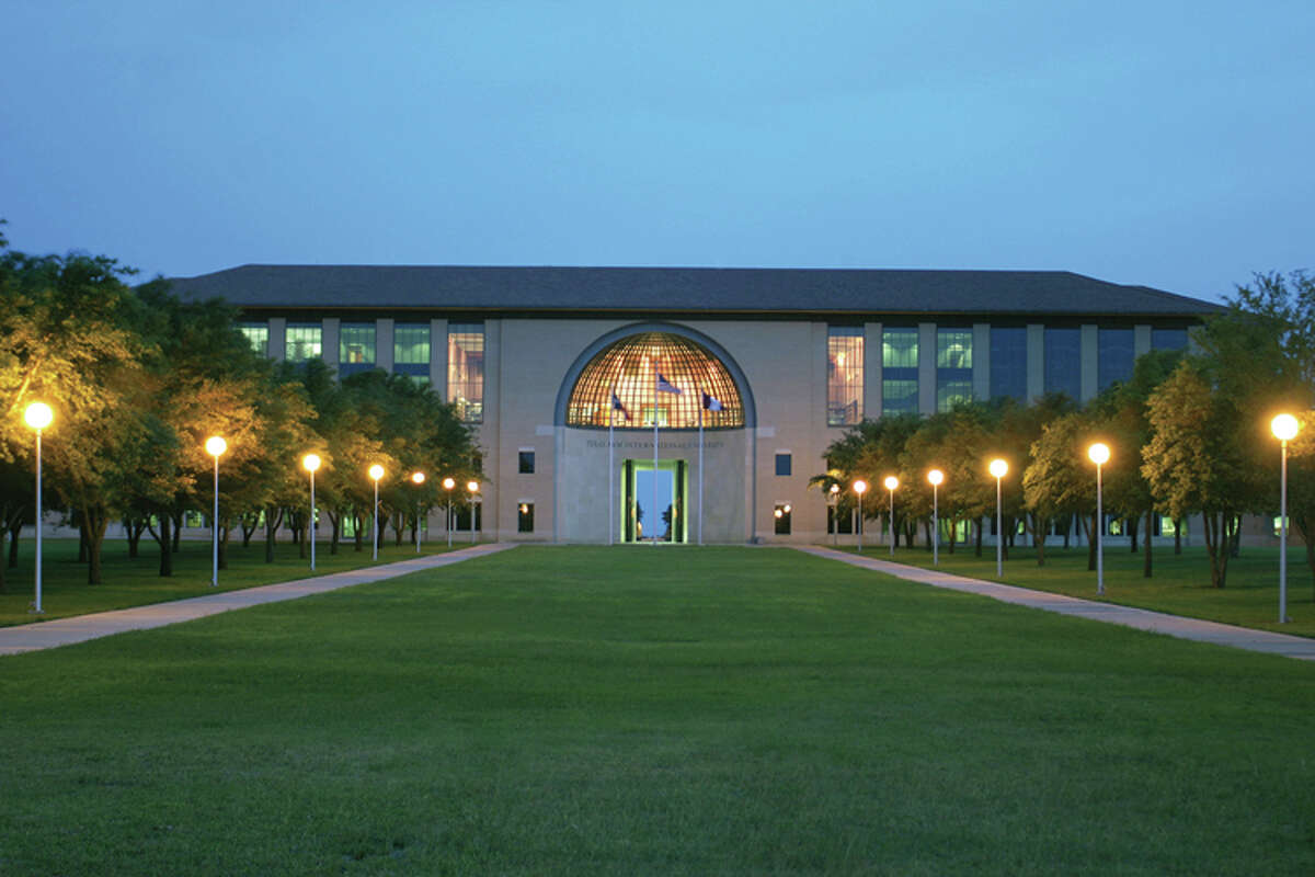 In this file photo, the entrance to TAMIU's Sue and Radcliffe Killam Hall is shown.