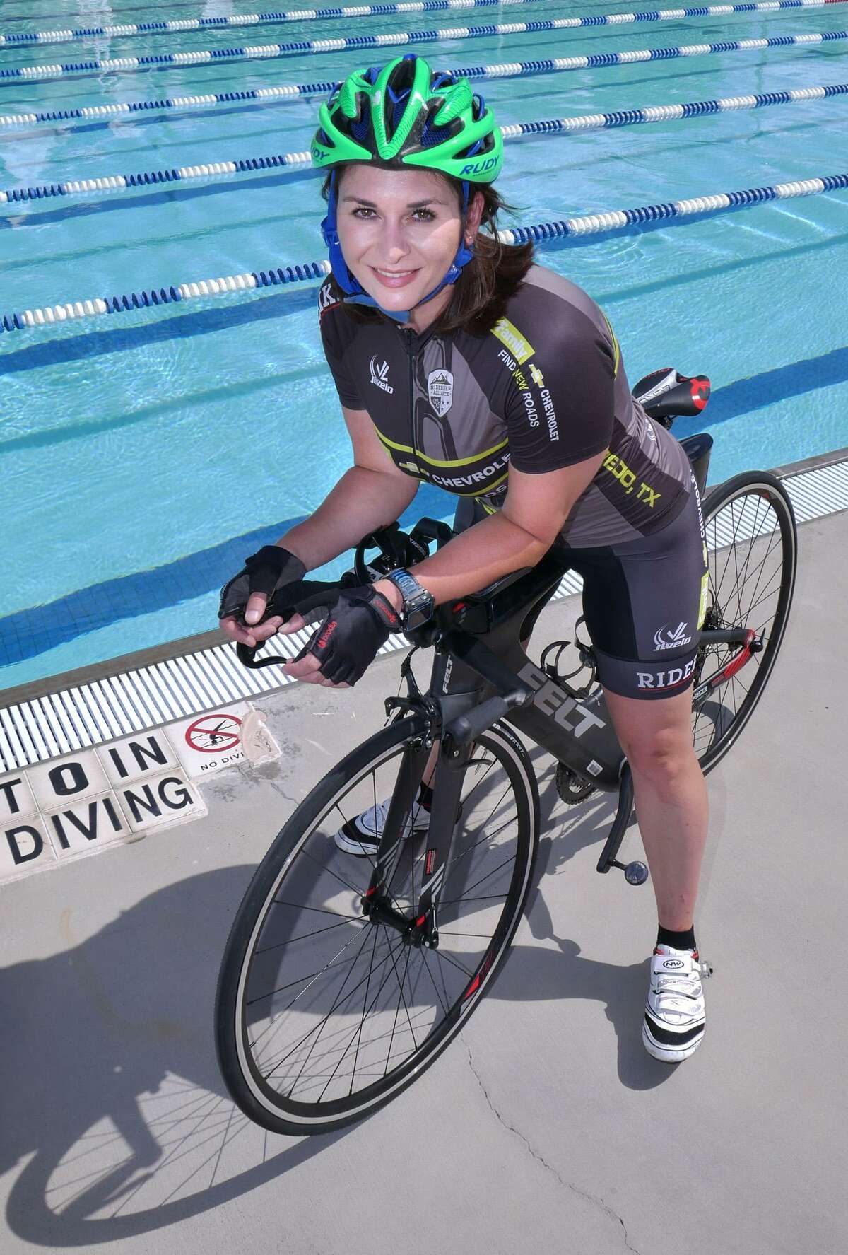 Triathlete Jodee Gamez competes in triathalons and races of kinds