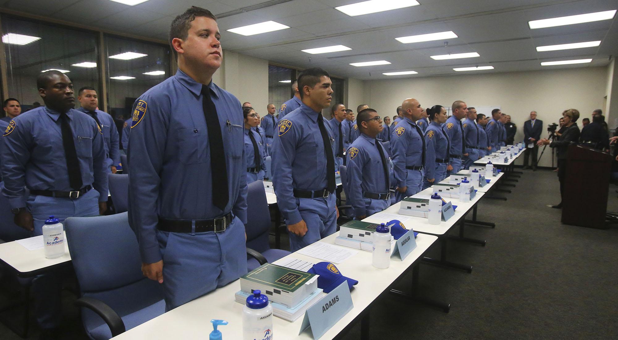 Sapd Welcomes New Cadet Class