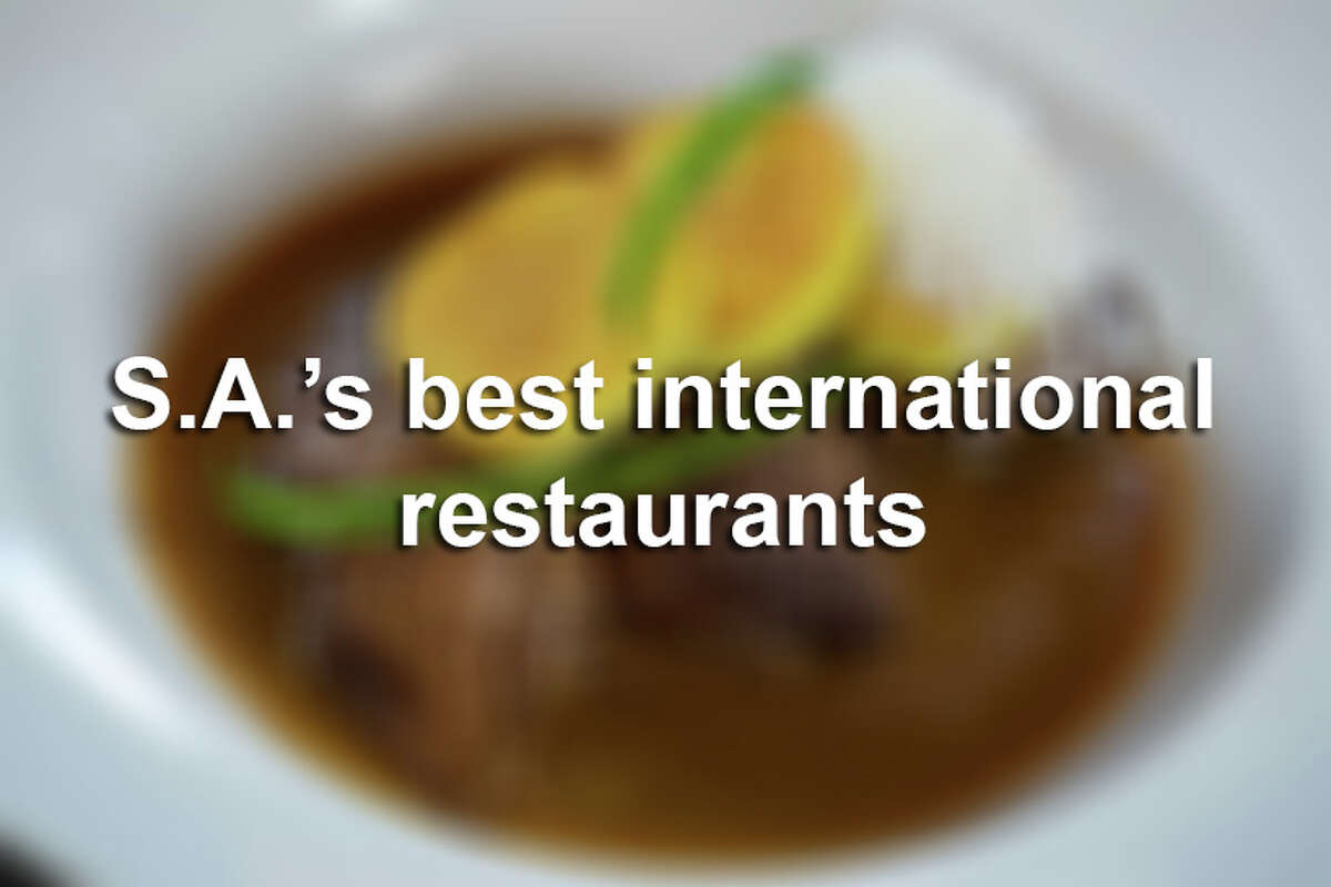 Click through to see the best-rated international spots from the Express-News' 2017 Top 100 Dining & Drinks' guide.