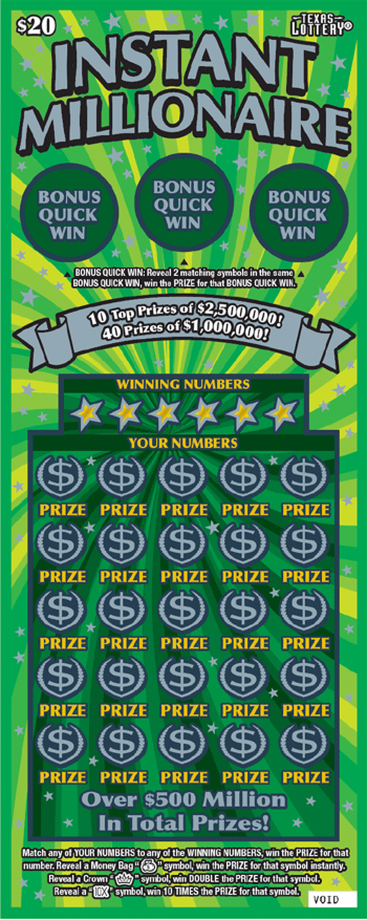 A New Braunfels woman claimed a $1 million prize in the scratch-off ticket game Instant Millionaire, the Texas Lottery Commission announced Tuesday.