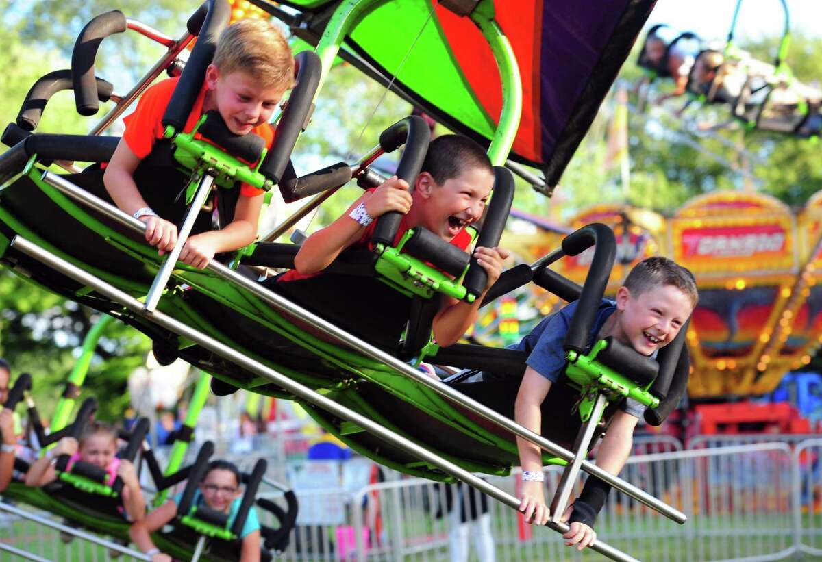 The Easton Volunteer Fire Co. will hold its 76th annual carnival from Tuesday, August 1, through Saturday, August 5, 2017, from 6 p.m. to 11 p.m. It features a range of amusement rides and games, bingo as well as foods like burgers and hot dogs and plenty of sweet treats. This is a scene from last year’s event.