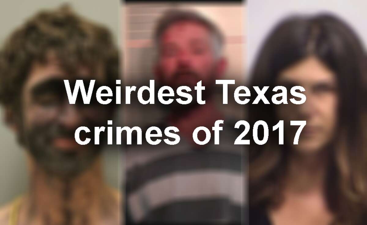 Click through our gallery to see some of the weirdest crimes reported in Texas in 2017.