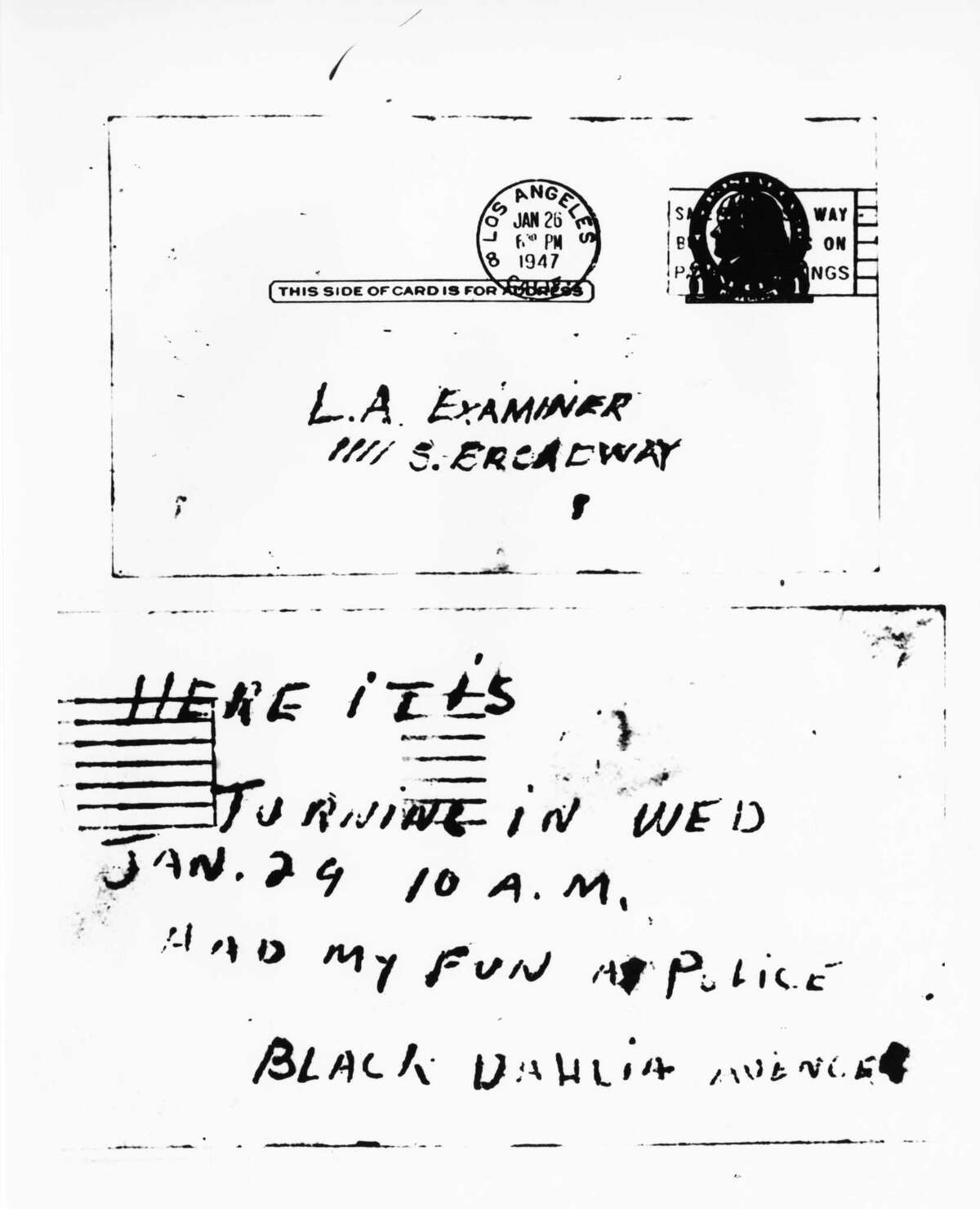 Does this old letter finally solve the mystery of the Black Dahlia?