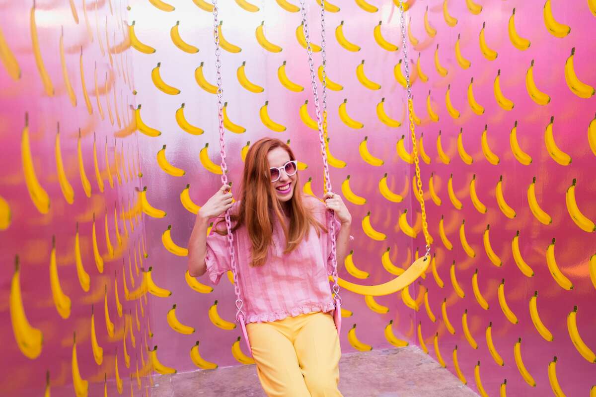 Scenes from the Museum of Ice Cream in Los Angeles, CA. The colorful pop-up exhibit will be coming to 1 Grant Ave in San Francisco, and is expected to open in September.