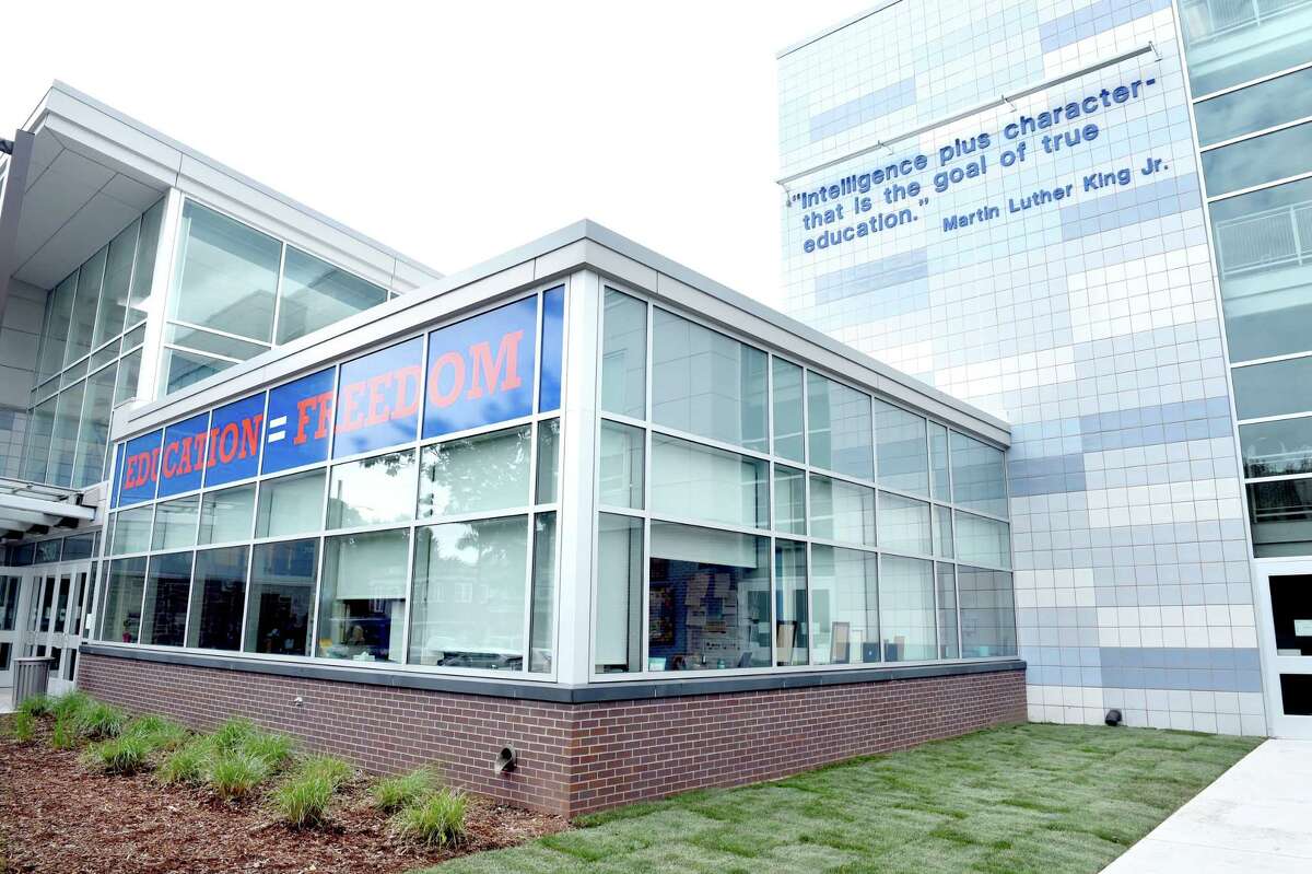 Photos of Dedication of Achievement First Amistad High School in New Haven