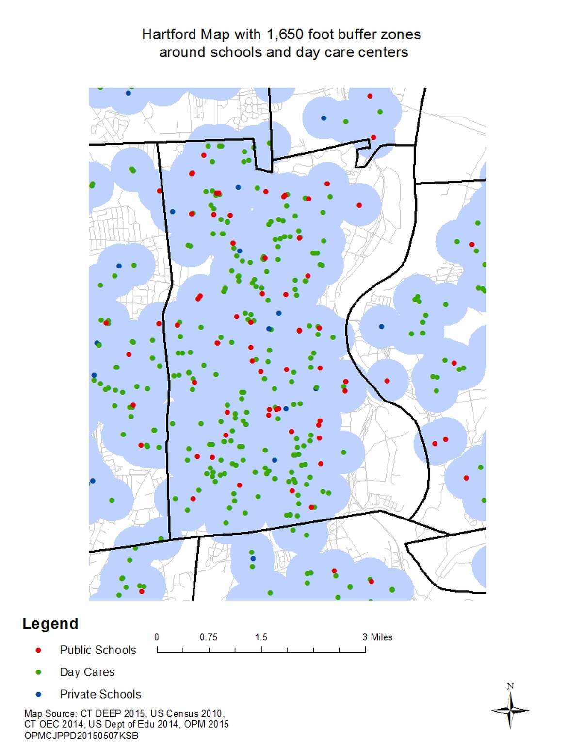 MAPS: Connecticut school zones