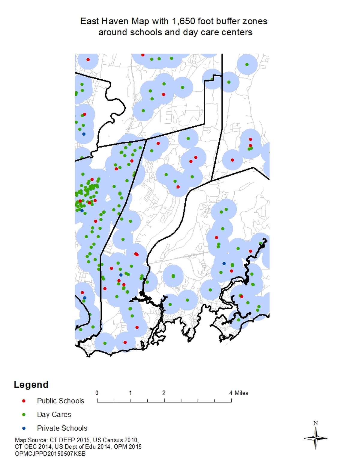 MAPS: Connecticut school zones