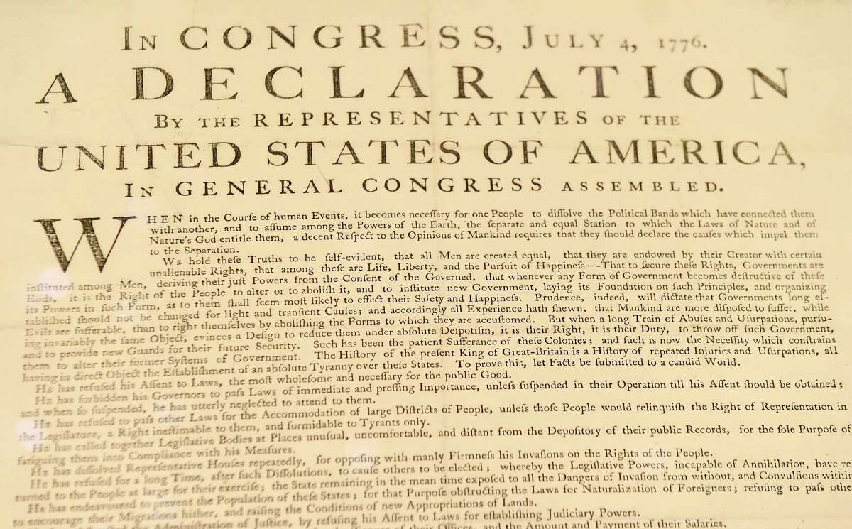 Yale’s Beinecke library has original copy of Declaration of ...