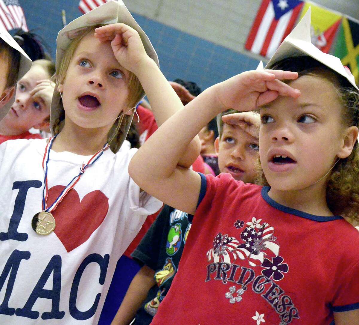 PHOTOS: Flag Day celebration at Macdonough Elementary in Middletown