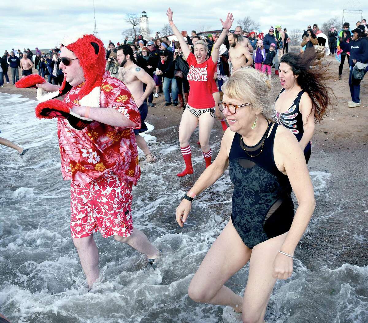 Polar Plunge in New Haven raises money for local parks