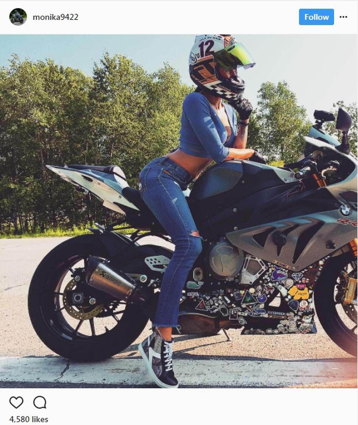 Woman Known As Russia S Sexiest Motorcyclist And Instagram Star Dies