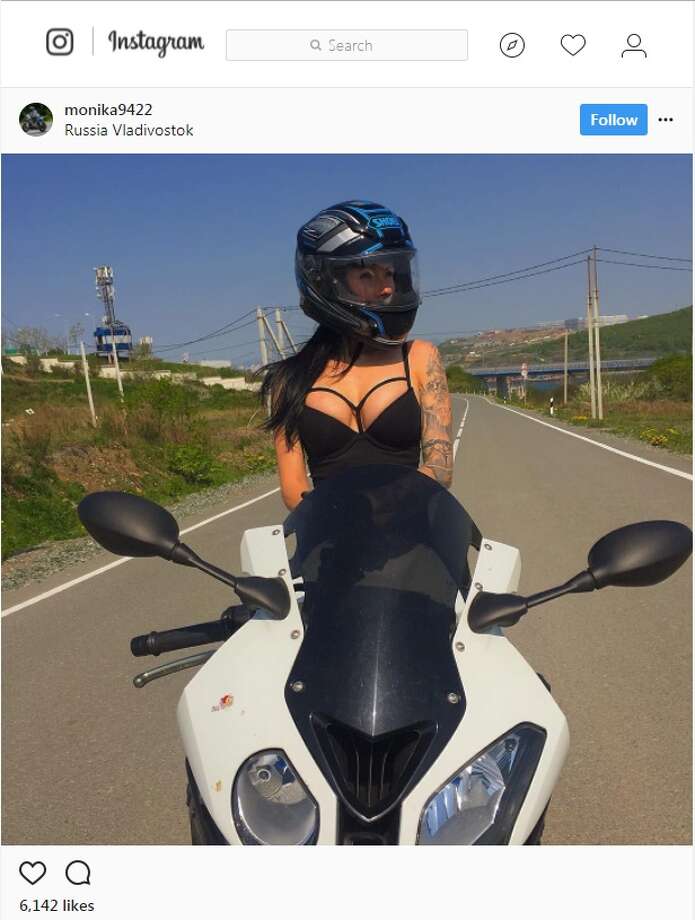 Woman Known As Russias Sexiest Motorcyclist And Instagram Star Dies In Crash Houston Chronicle