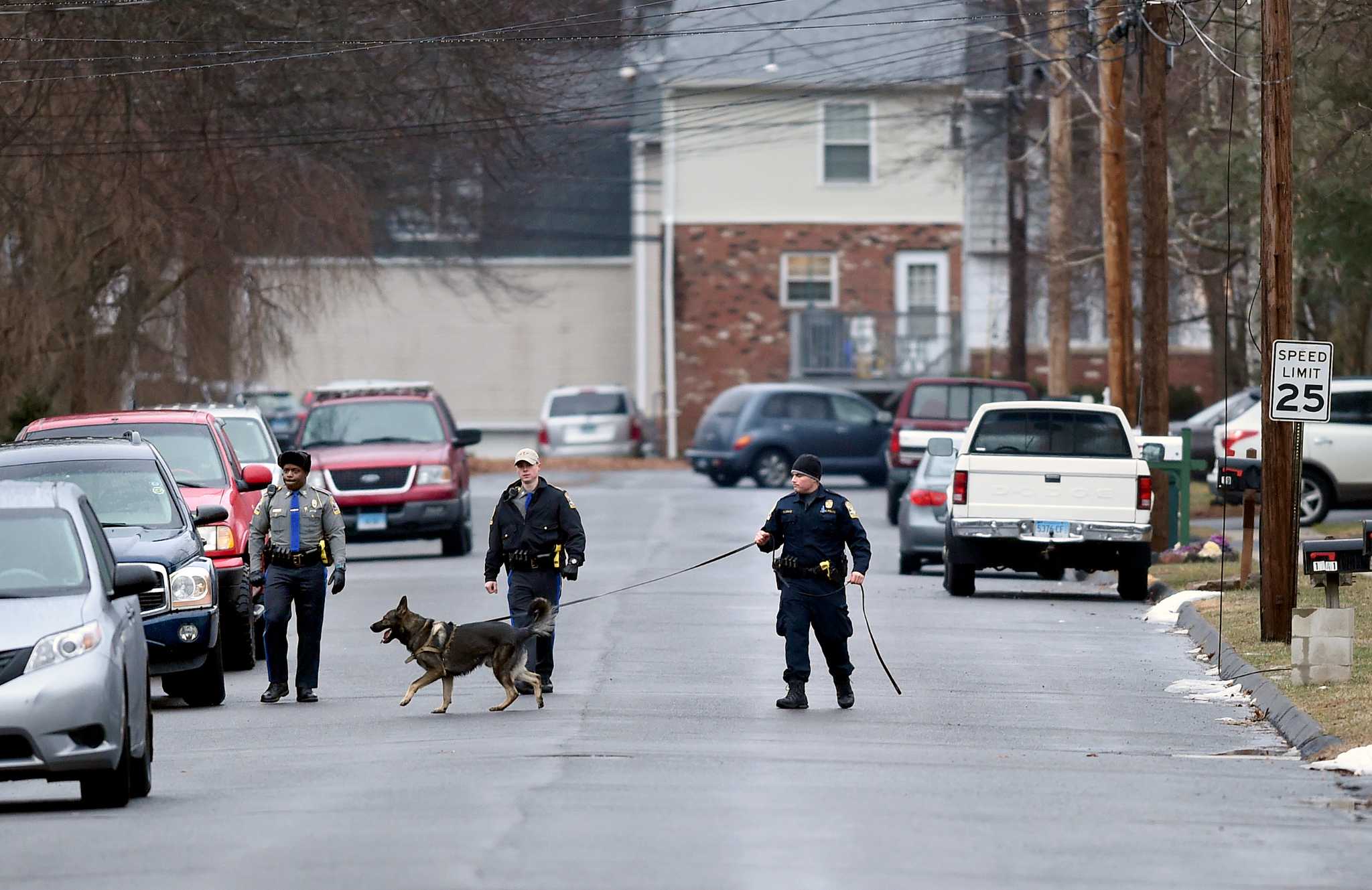 Photos of Bank Robbery Scene at People's United Bank in Woodbridge