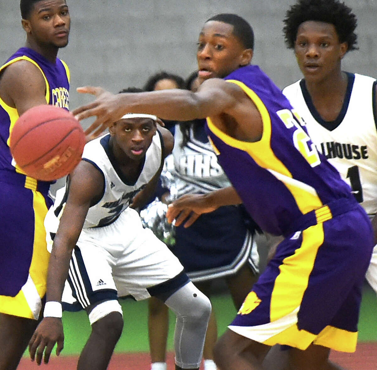 PHOTOS of Hillhouse H.S. Vs. Career H.S. Basketball