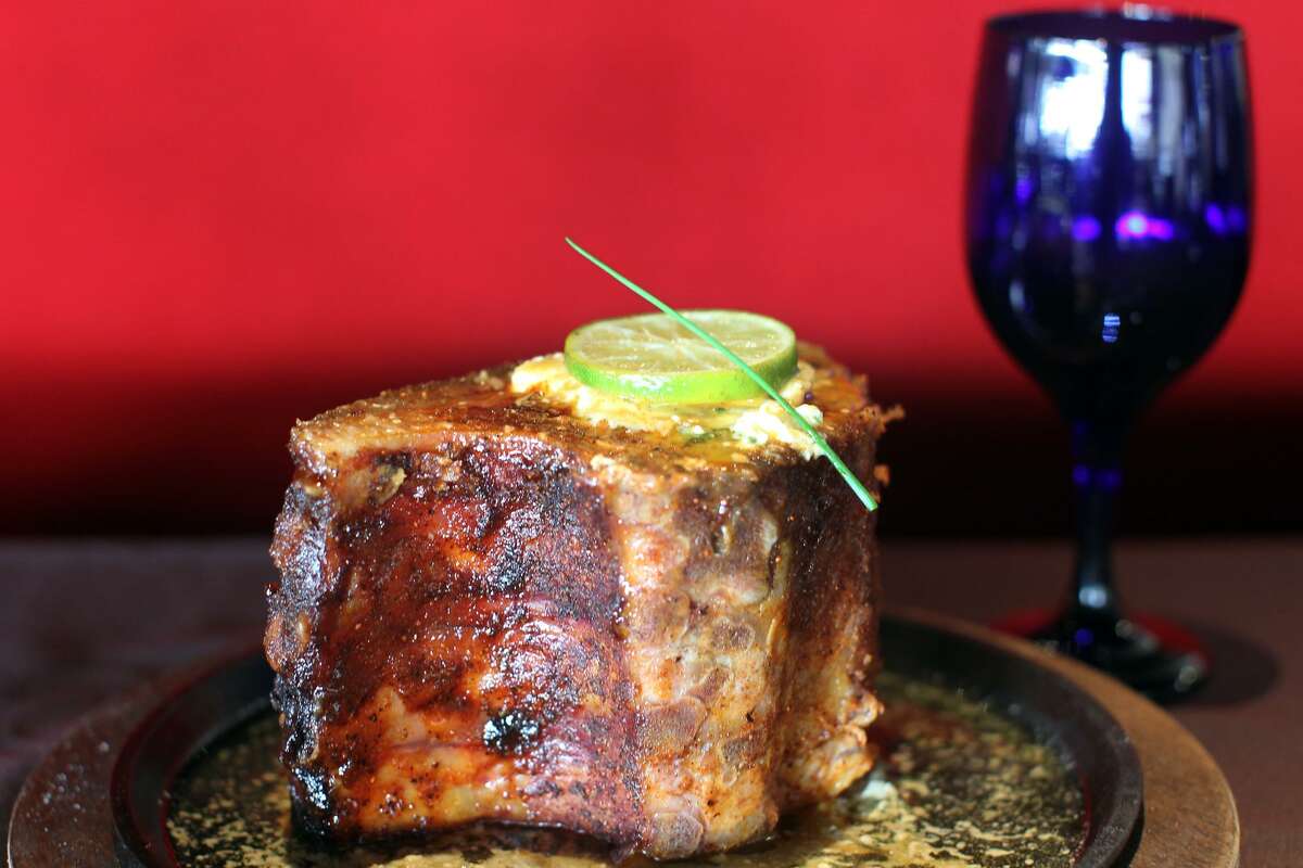 Perry's Steakhouse & Grille (Dinner, $35) 15900 La Cantera Parkway, 210-558-6161, perryssteakhouse.com First course (choose one): Wedge salad, Caesar salad, kale salad, pear salad, butcher's chop salad, spinach and bacon salad. Second course: Perry's pork chop with homemade applesauce Third course: Dessert trio: vanilla bean crème brûlée, chocolate crunch, praline cheesecake.