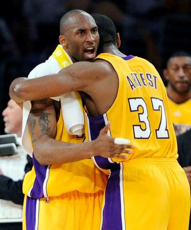 ron artest on kobe