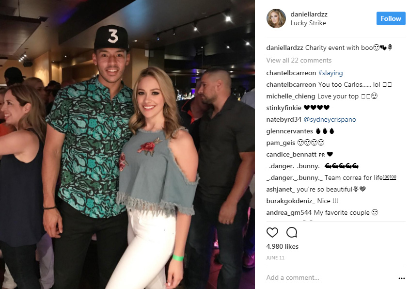 December bride: Carlos Correa and Daniella Rodriguez set wedding date