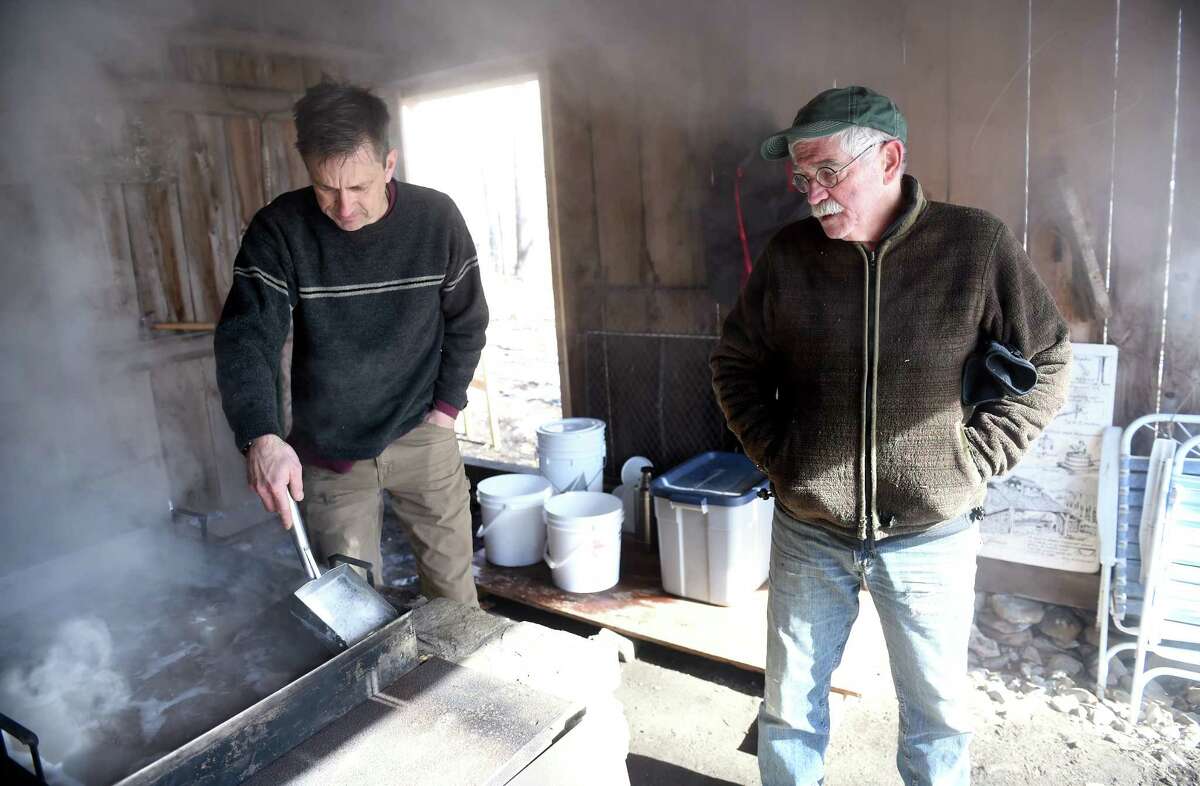 Photos of Maple Syrup Production at Dudley Farm in Guilford