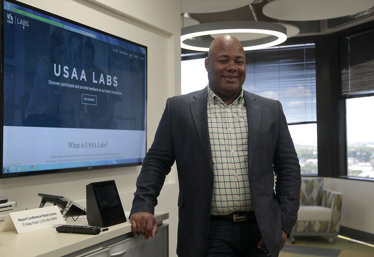 Assistant vice president of the USAA labs, Darrius Jones, talks about their new Alexa skill. The Alexa skill helps the customer learn about their financial statements, earnings and spendings.