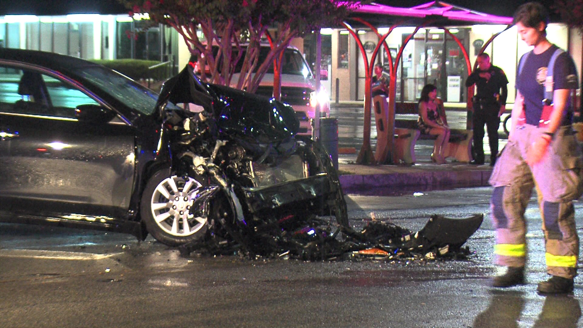 Woman hospitalized after head-on collision on North Side