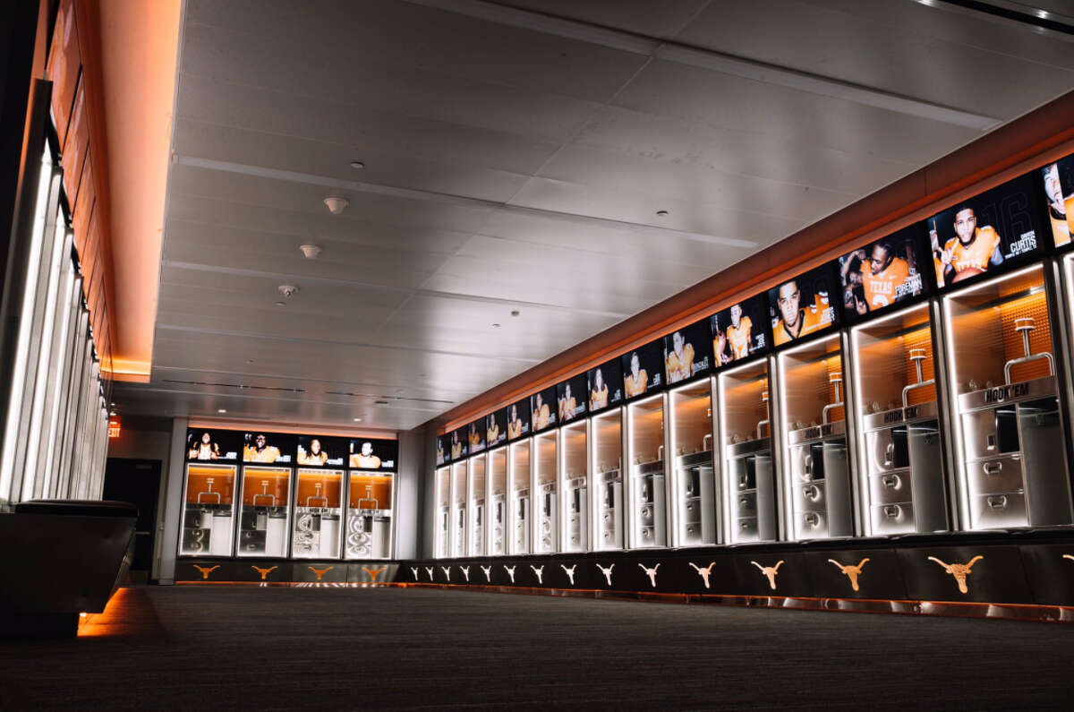 Longhorns unveil lockers that cost $8,700 each