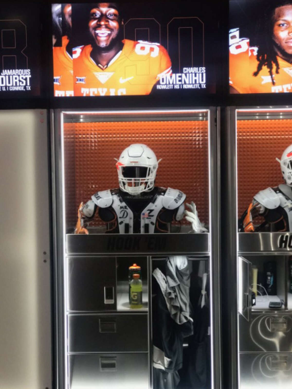 Longhorns unveil lockers that cost $8,700 each