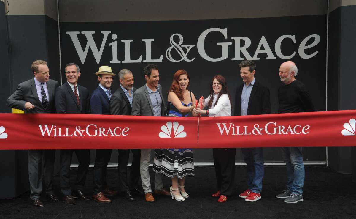 On Aug. 2, 2017, the cast and creators of the revamped "Will & Grace" gathered for a ribbon-cutting ceremony at the NBC Studios in Los Angeles. Continue clicking to see the cast when the show first premiered in 1998 and what they look like now.