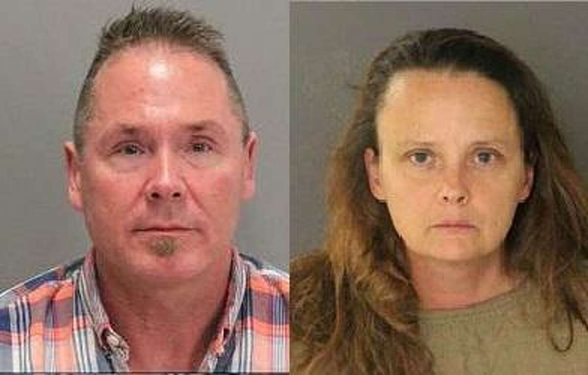 Michael Kellar and Gail Burnworth, both of Washington, were arrested after Kellar was spotted in a Southwest Airlines flight to San Jose texting Bunsworth in large-font about molesting children, police said.