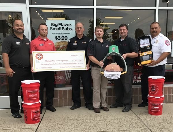 Area fire departments get life saving gear