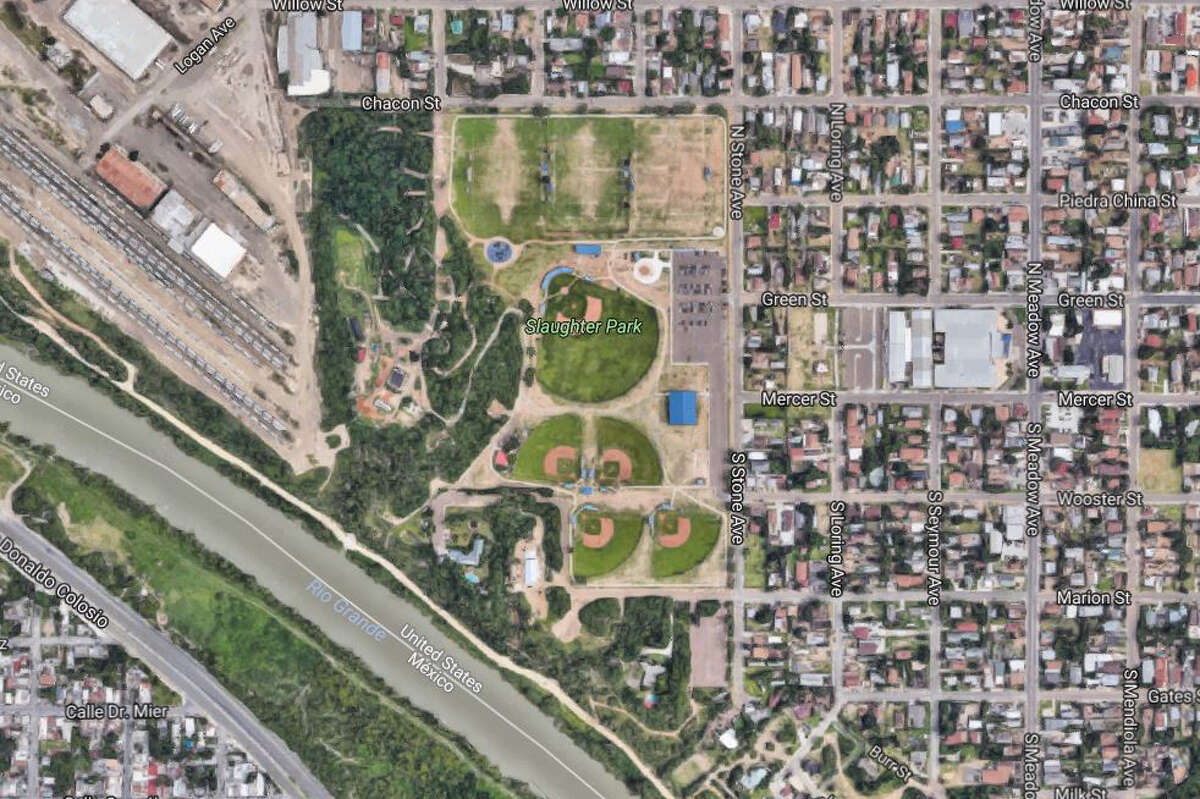 Slaughter Park is shown.