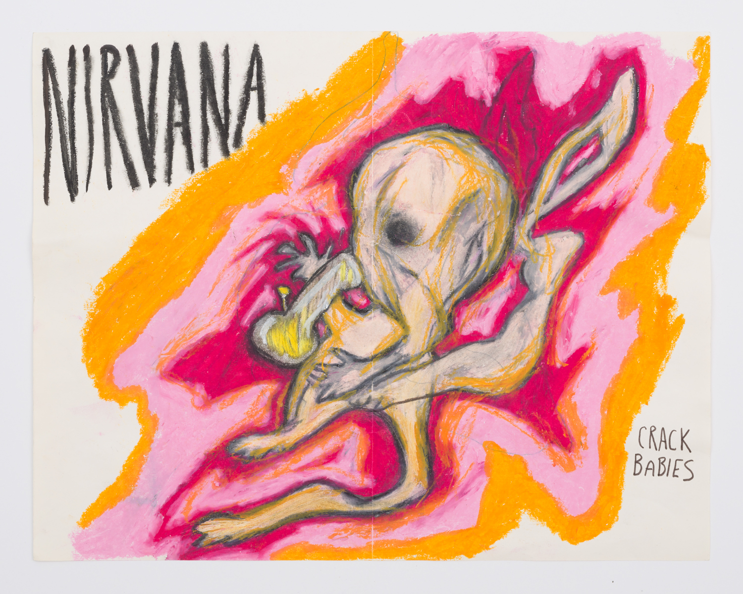 油絵原画　Kurt Cobain Kurt Cobain - oil on canvas 6x8” This painting is sold
