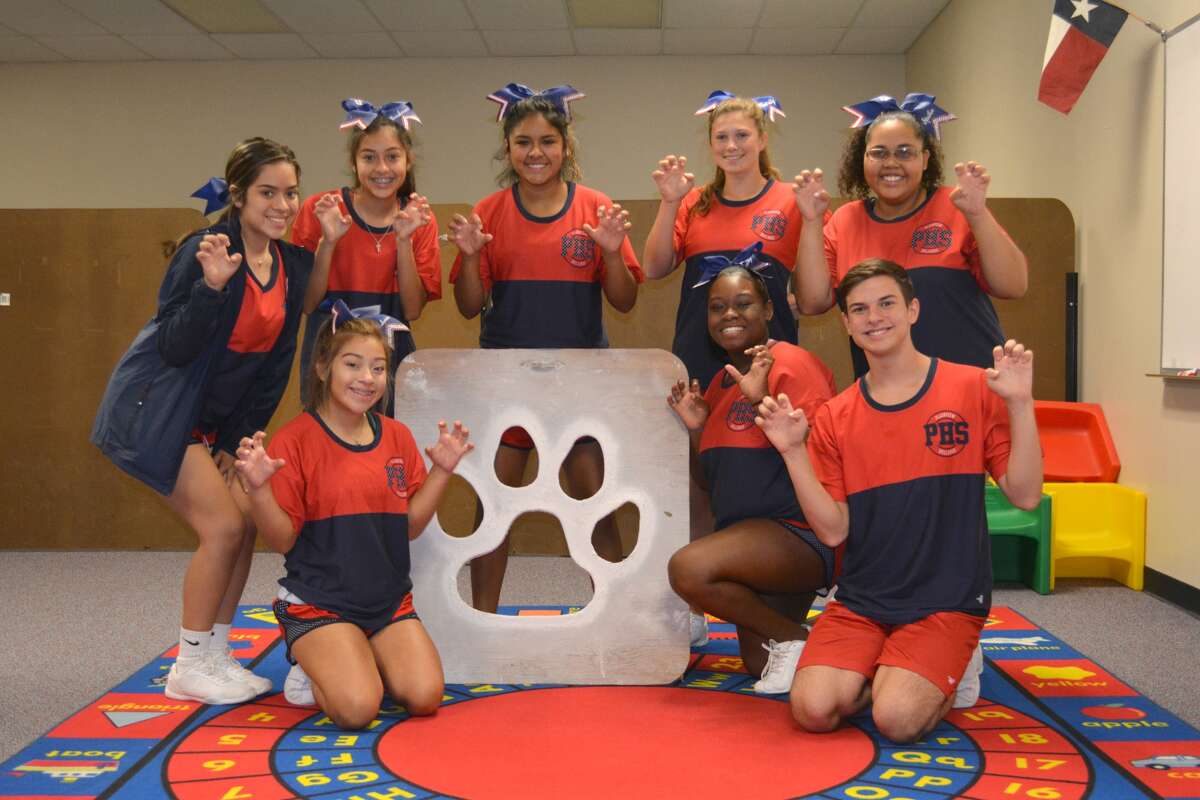 Plainview High School cheerleaders will soon be marking sidewalks and driveways with giant Bulldog paw prints in the group’s annual fundraiser. Cost is $10 for the first paw print and $5 for each additional print. Please order by Aug. 18, with the paws being painted Aug. 26, weather permitting. To order, contact any cheerleader or call Cindy Wieland at 806-292-7541. Among squad members participating in the fundraiser will be Larissa Alderete (kneeling left), LaNaija Walzier, Austin Miller, Bree Mora (standing left), Lexie Saenz, Alexa Zapata, Saylor Scarborough and Lakia Harling.