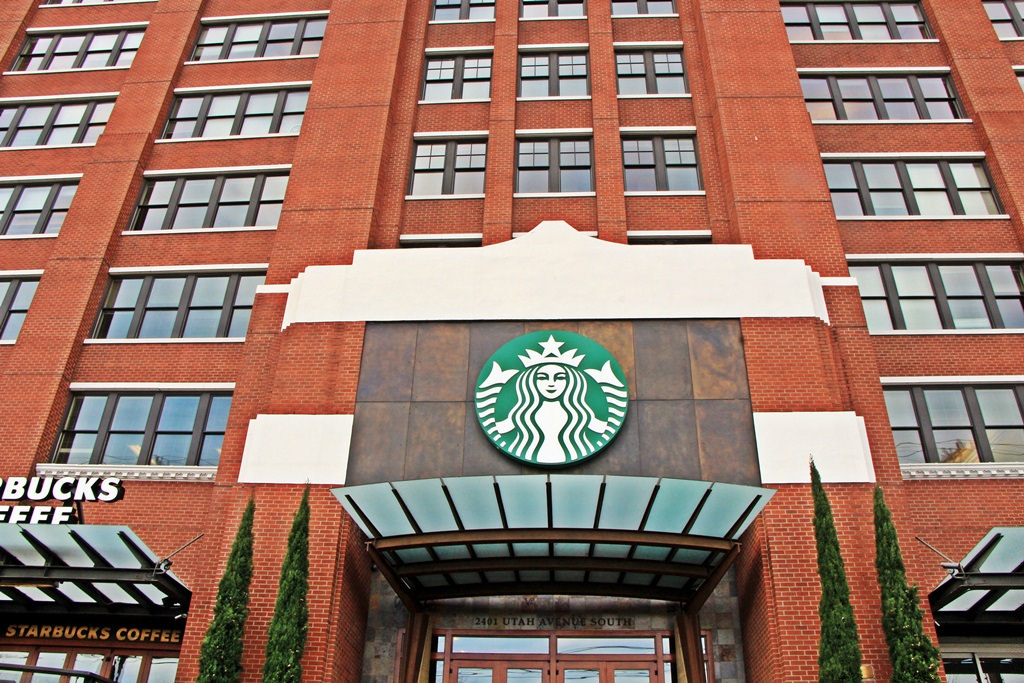 Which Seattle coffee chain is Starbucks' second fiddle?