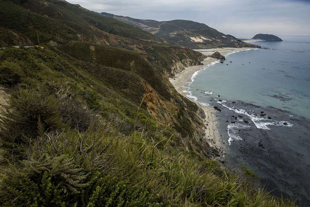 The coast near Highway 1 on Thursday, Aug. 3, 2017, in Big Sur, Calif.