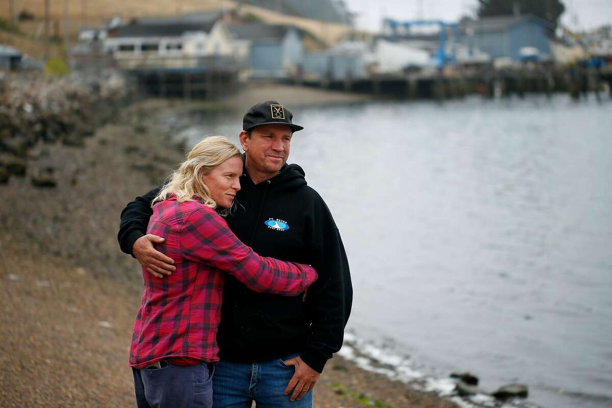 Brother and sister Heidi and Shannon Gregory pictured near their family's oyster business, The Marshall Store July 28, 2017 in Marshall, Calif.