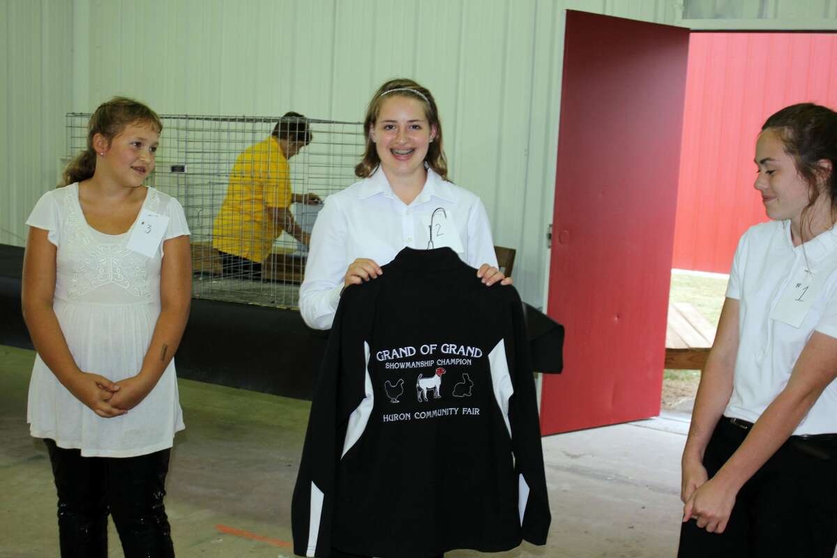 In livestock action Friday night at the Huron Community Fair, Addy Battel won the small livestock showmanship sweepstakes. On Saturday, the Small Livestock Association sale was conducted.