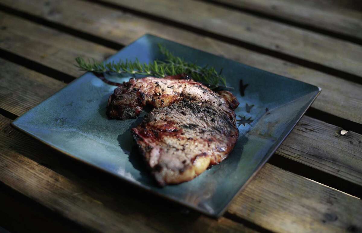 Cook your steaks caveman style directly on the coals