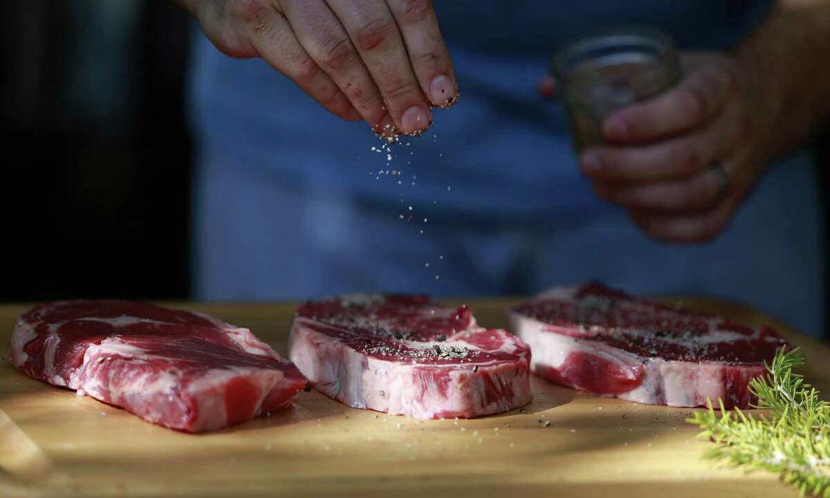 Cook your steaks caveman style directly on the coals
