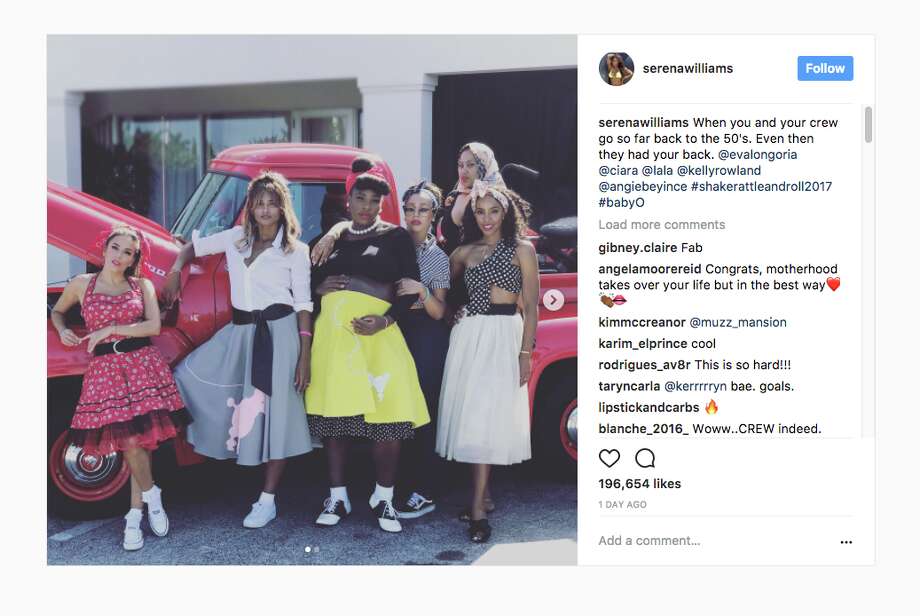 Serena Williams Hosts 50s Themed Baby Shower Houston Chronicle