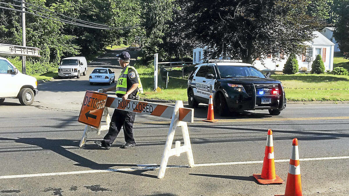 Wes Duplantier - The New Haven RegisterTwo men died early Monday after their cars crashed head-on on Route 80 near Caputo Road in North Branford.