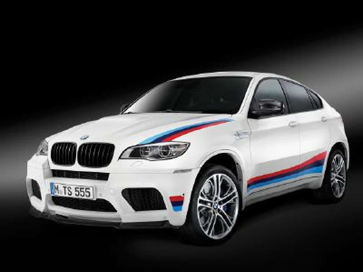 BMW X6 M Design Edition is available in a choice of three exclusive colors and features carbon fiber front and rear spoilers.