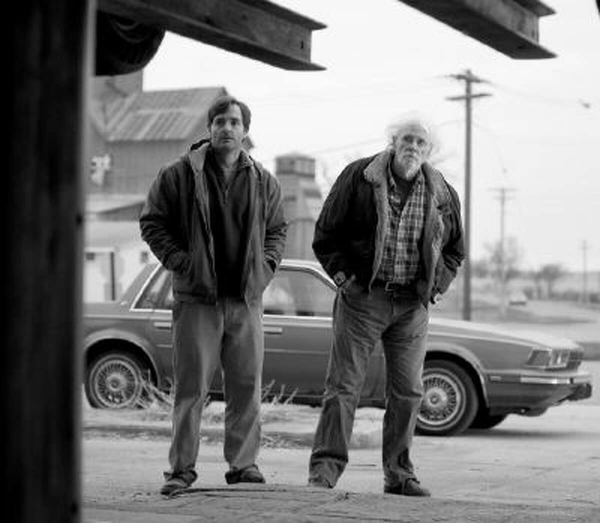 Will Forte is David Grant and Bruce Dern is Woody Grant in NEBRASKA, from Paramount Vantage in association with FilmNation Entertainment, Blue Lake Media Fund and Echo Lake Entertainment.