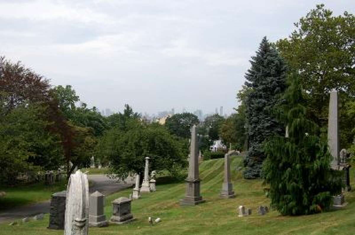 Henry Ward Beecher, who delivered dramatic abolitionist sermons, is buried here in Green-Wood Cemetery in New York. The extensive grounds offer distant views of the Manhattan skyline.