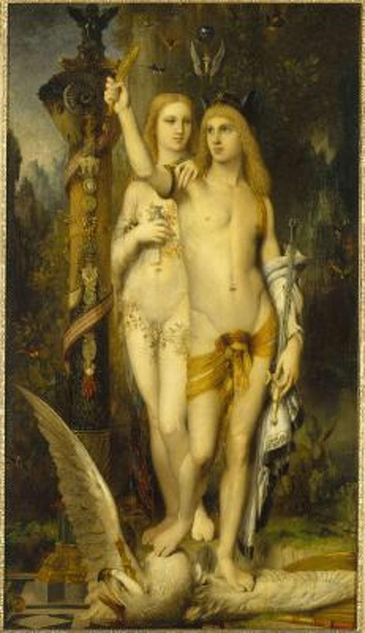 "Jason and Medea" (1865) by Gustave Moreau is part of "Masculin/Masculin _ The Nude Man in Art from 1800 to the Present Day" at the Musee d' Orsay in Paris through Feb 2.