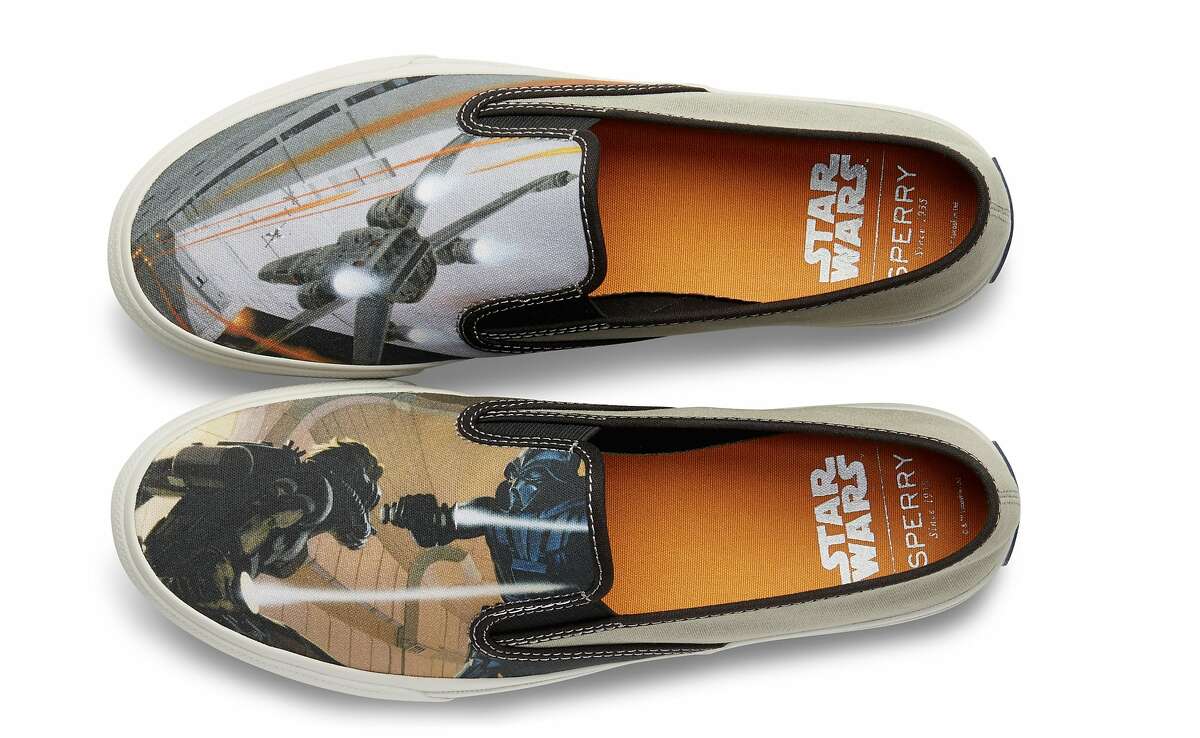 The new Sperry x "Star Wars" collection consists of five styles featuring the art from the original film, "A New Hope," now celebrating its 40th anniversary. $75, www.sperry.com