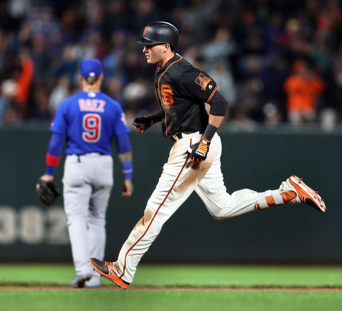 Teams' patience key for Giants' Ryder Jones, A's Matt Olson